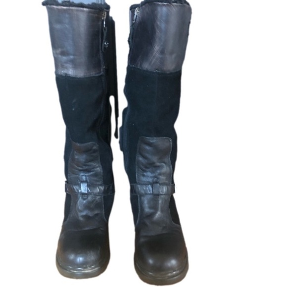 Panjar Black Leather Winter Riding Boots Size 9-9.5 - Picture 2 of 16